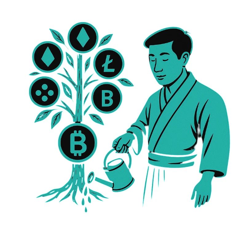 Satoshi-Baum Wurzeln der Krypto-Revolution Bitcoin