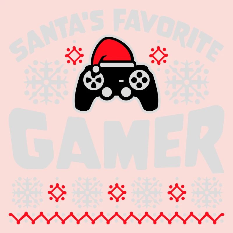 La manette de jeu préférée du Père Noël Nerd de Noël