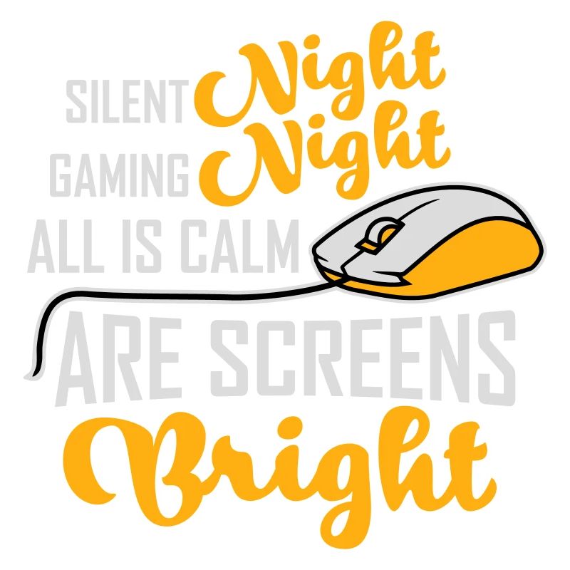Silent Night Gaming Night All Calm Screens Bright