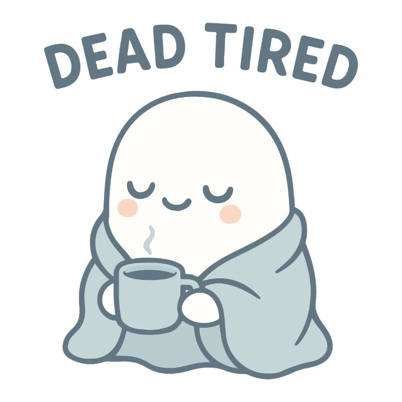 Dead Tired Ghost Kuschelbecher