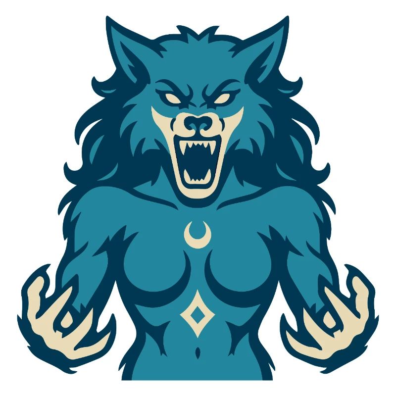 Conception de puissance Moonwolf