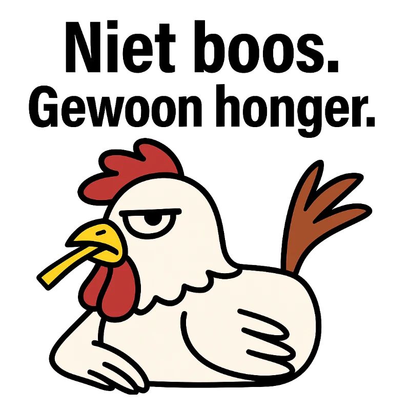 Don't get angry. Just hunger.