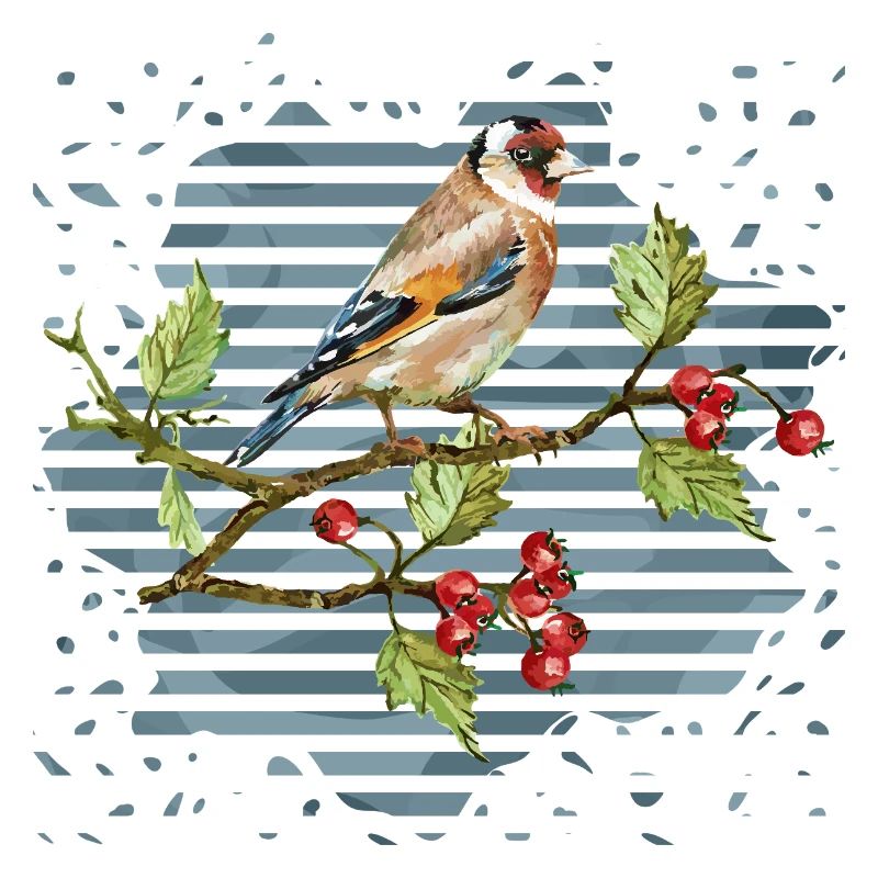 Bunter Vogel