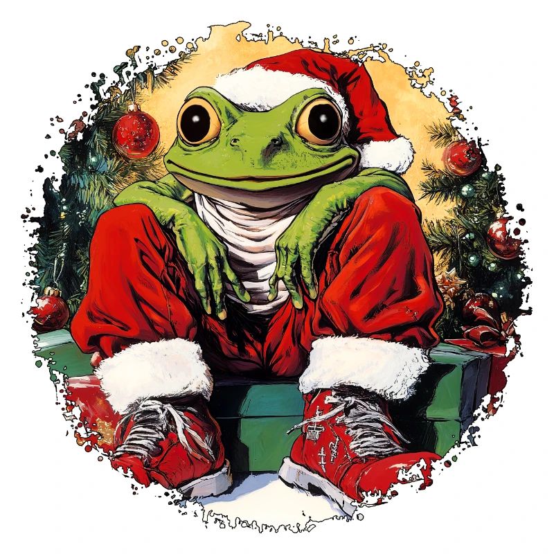 Christmas Frogs