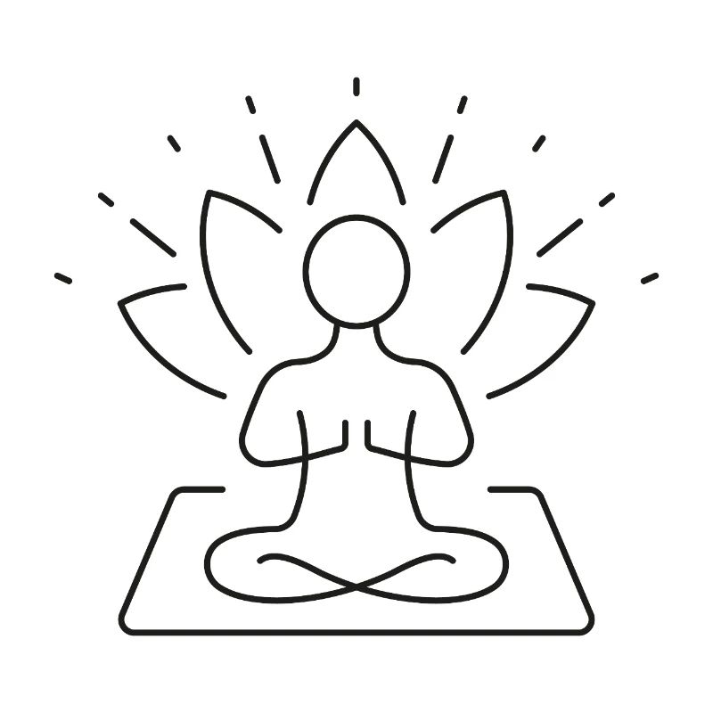 Lotus Meditation Light Circle