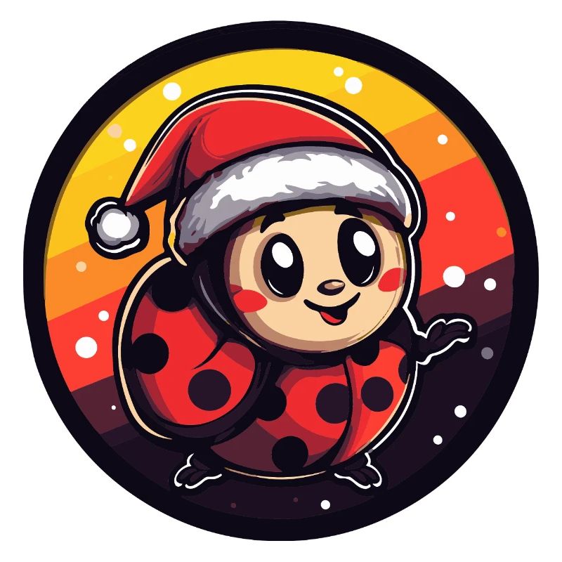 Costume de Père Noël de Ladybug de Noël