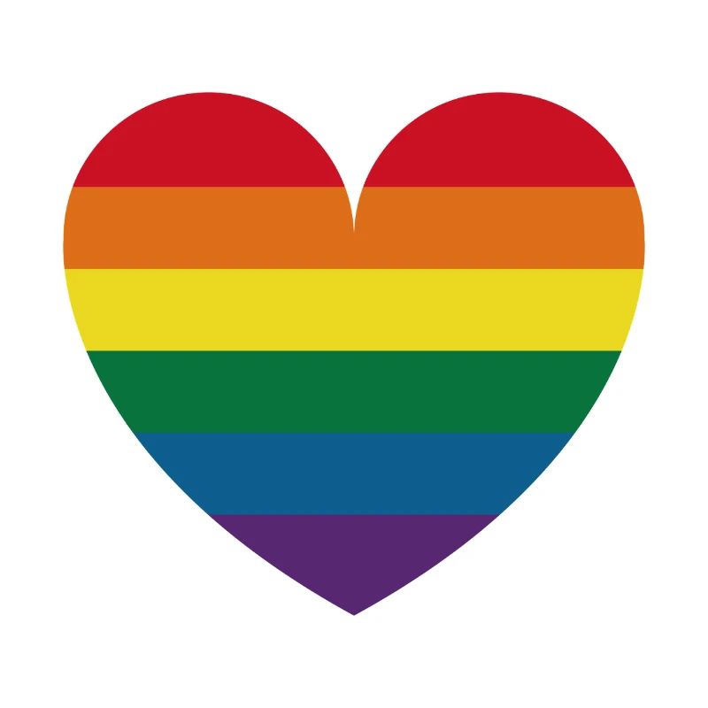 Rainbow heart