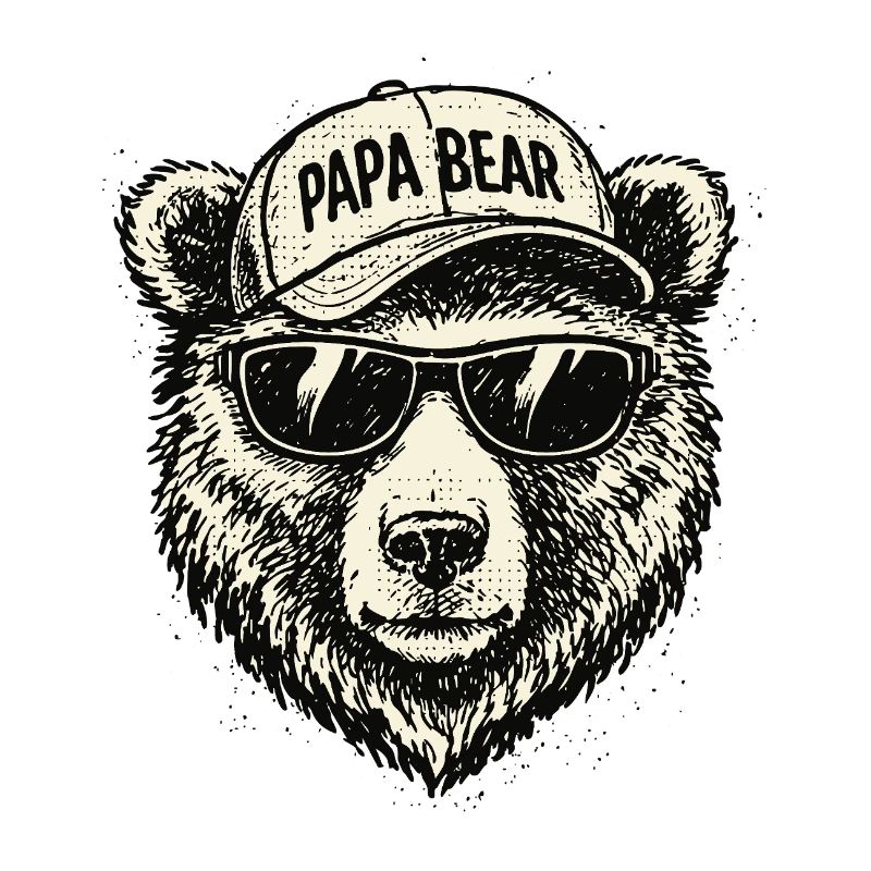 Papa bear Sonnenbrillen Cap