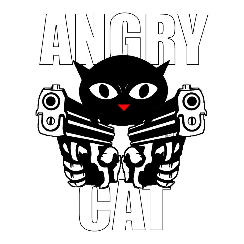 Chat en colère