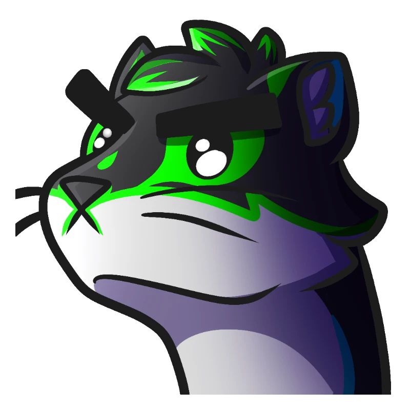 Wolf Neon Graphic
