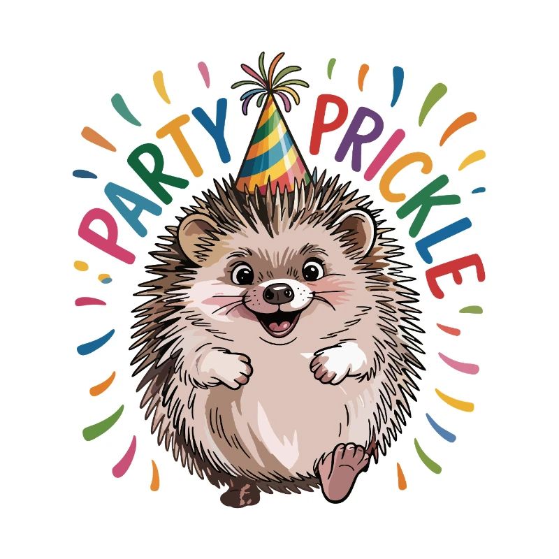 Igel mit Partyhut - Party Prickle