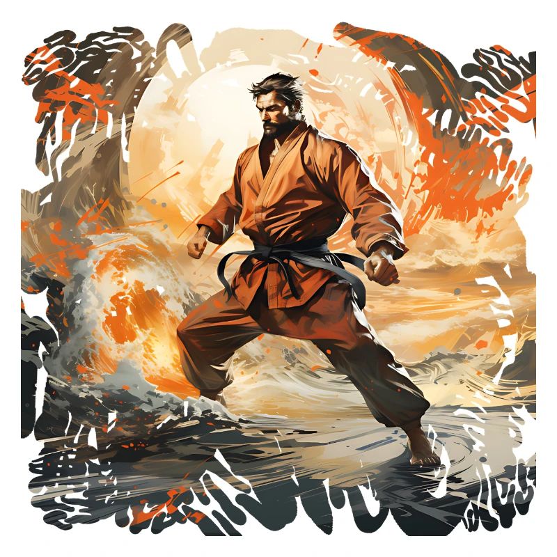 Karate Warrior in Firestorm