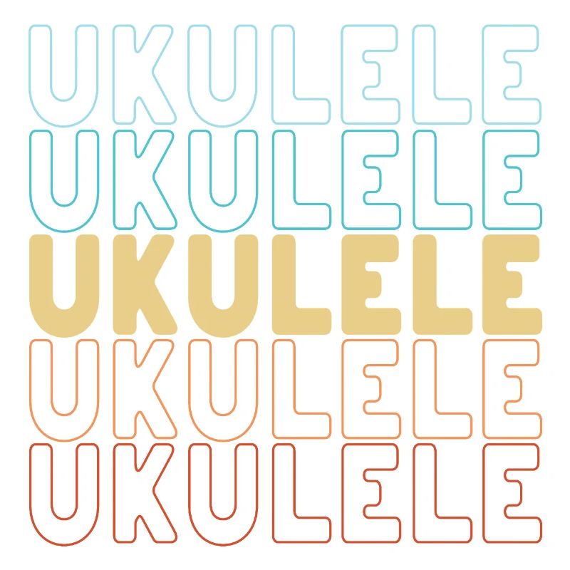 Typographie du ukulélé