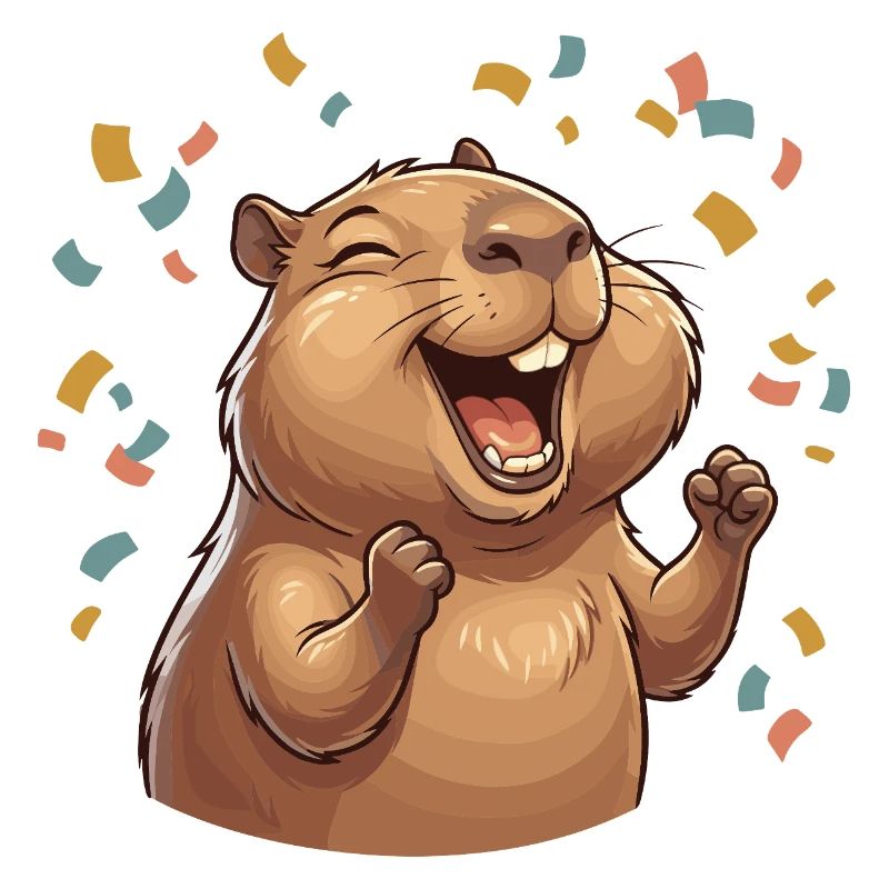 Happy Capybara Capybara