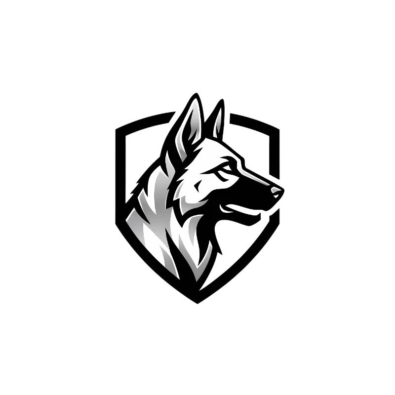 Schäferhund Wappen Security