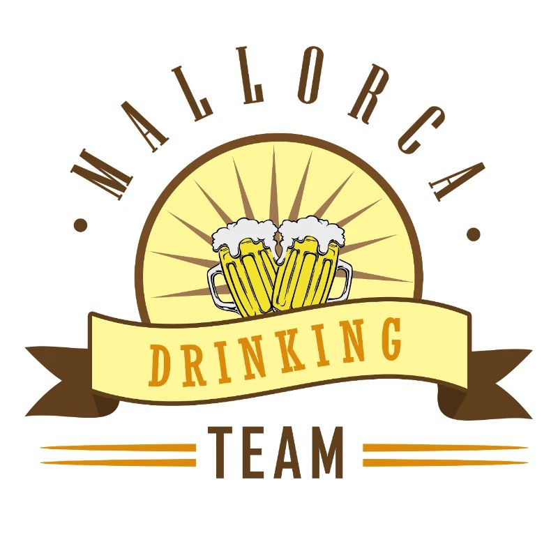 Beer Drinker Team Logo Motif