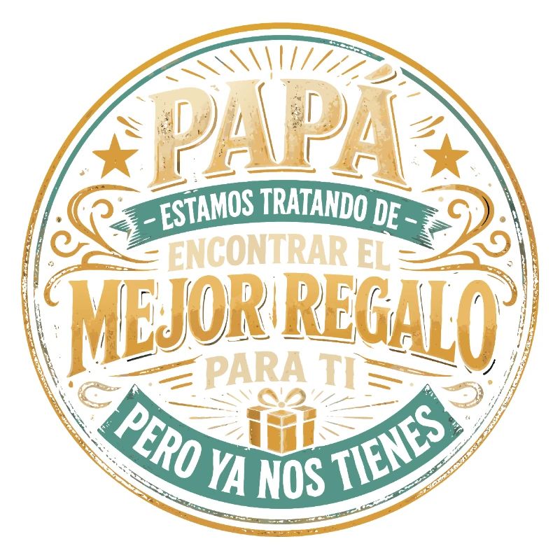 Papa Beste Geschenk Kinder Spanisch Design