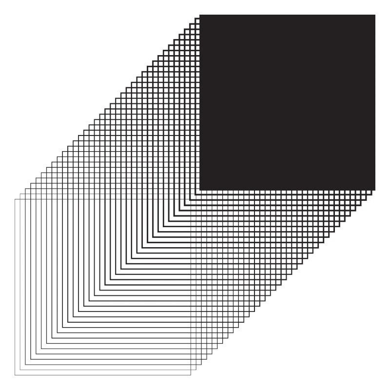 Bauhaus bold square design