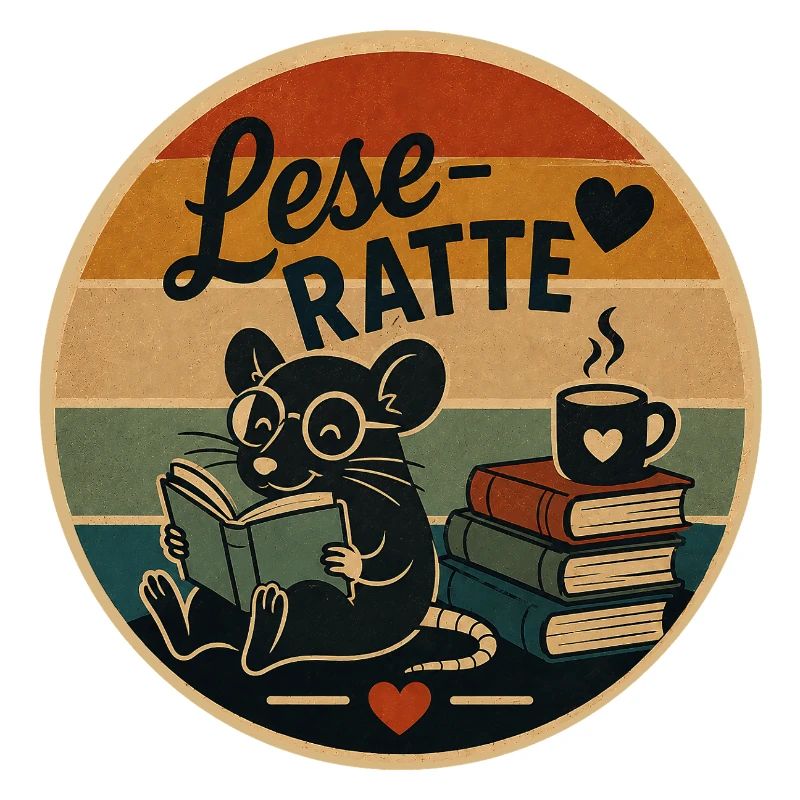 Leseratte Retro