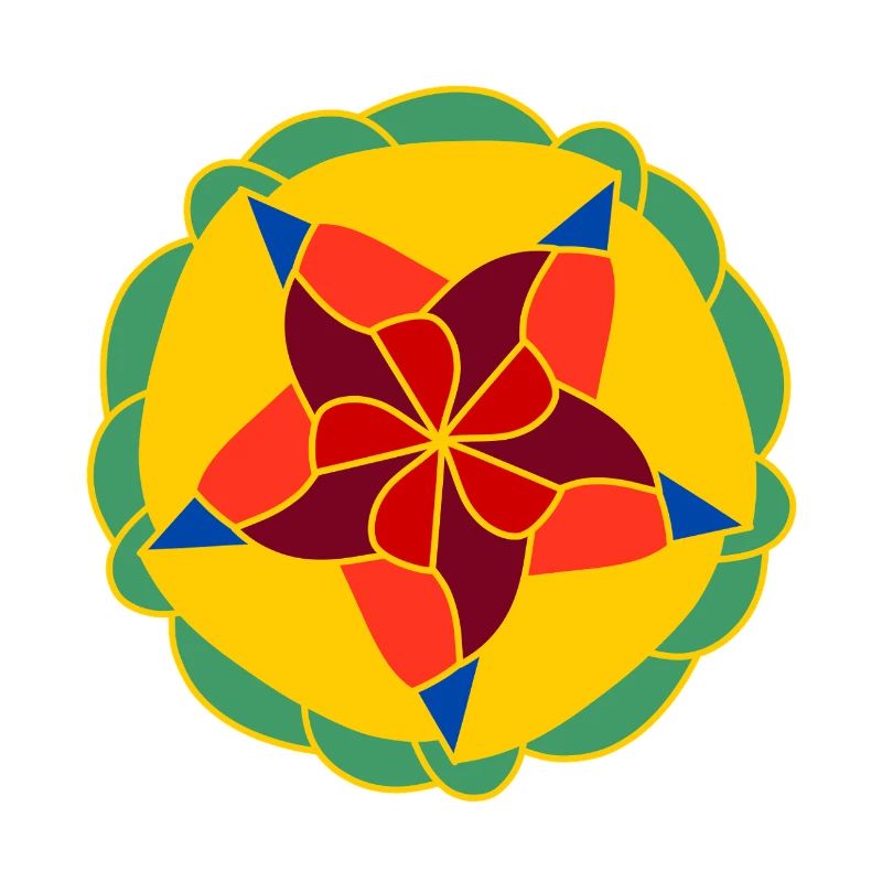 Geometrisch Helles Mandala