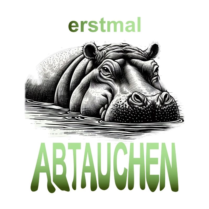 Nilpferd: "Erst mal abtauchen"