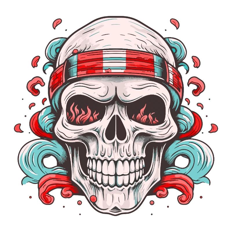 Skull Skull Skeleton Horror Gothic Metal