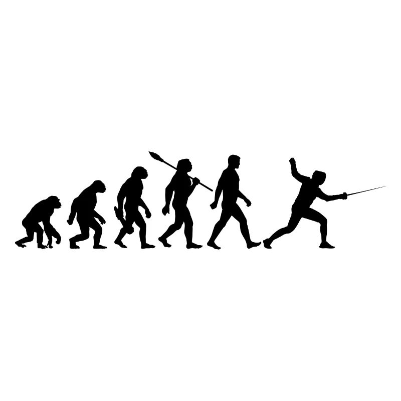 Evolution - Fechten - Fechter - Kampfsport
