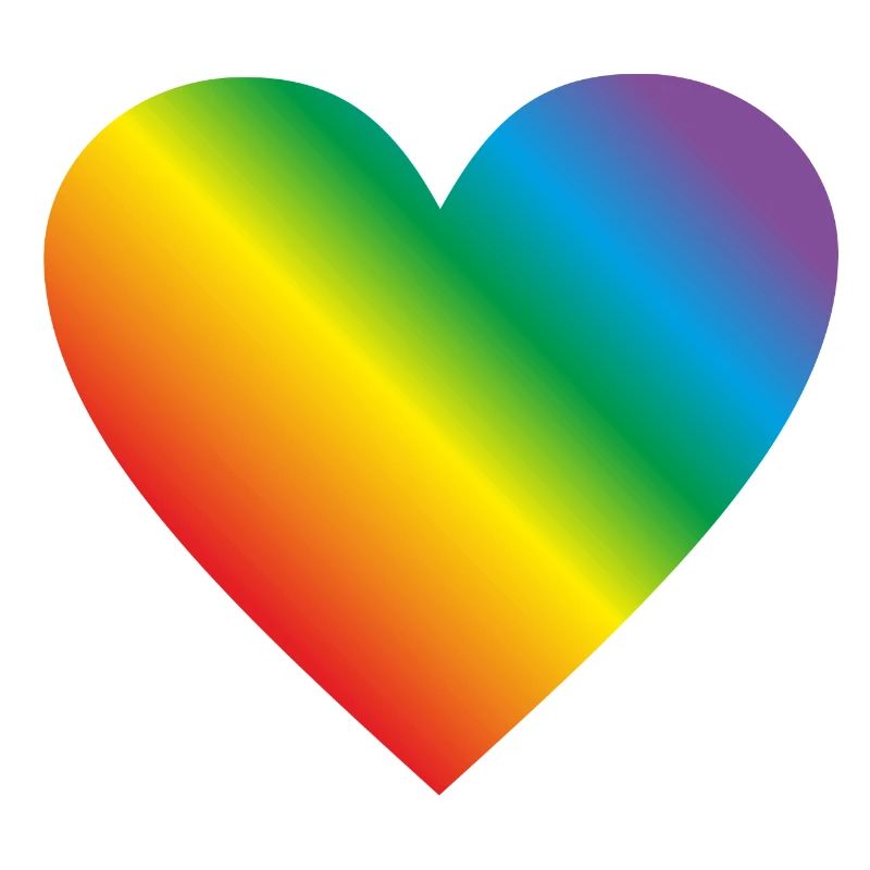 Lgbt Regenbogen Herz