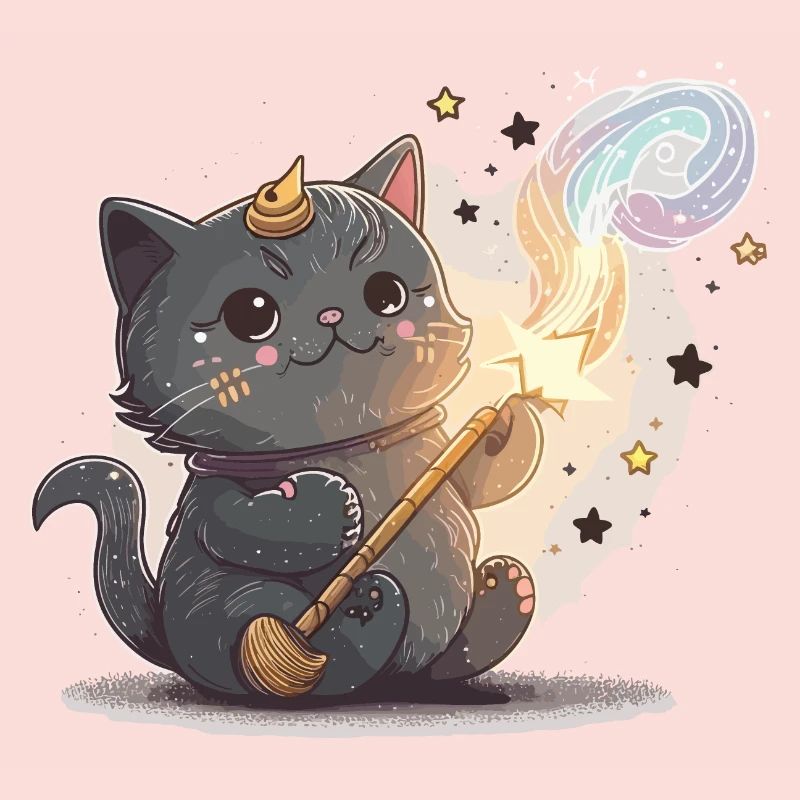 Witty Cat Wizard