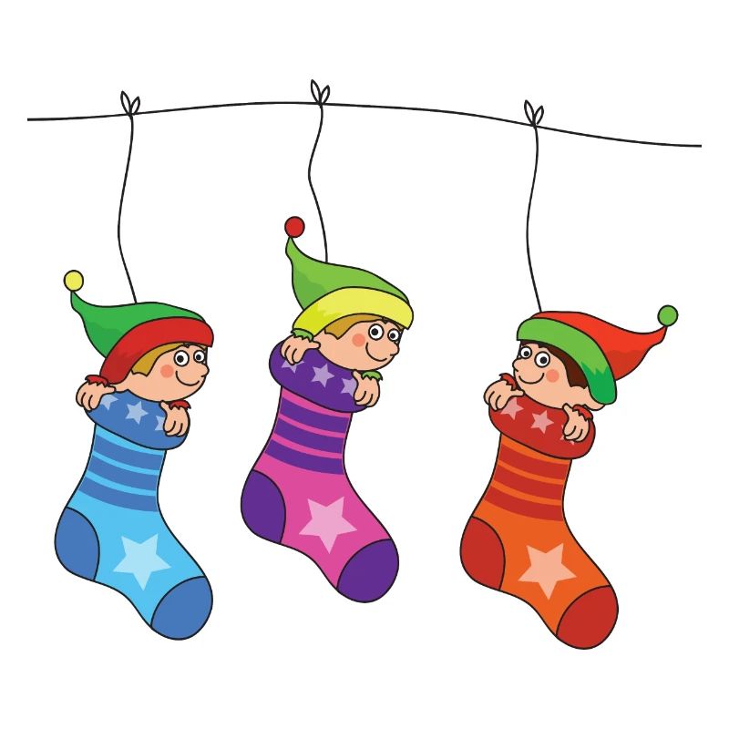 Bas de noël chaussettes de noël noel