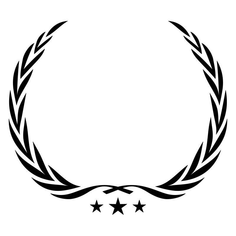 wreath laurel symbol empty