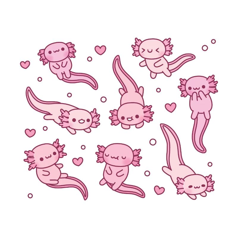 Mignon Nage Axolotls Doodle