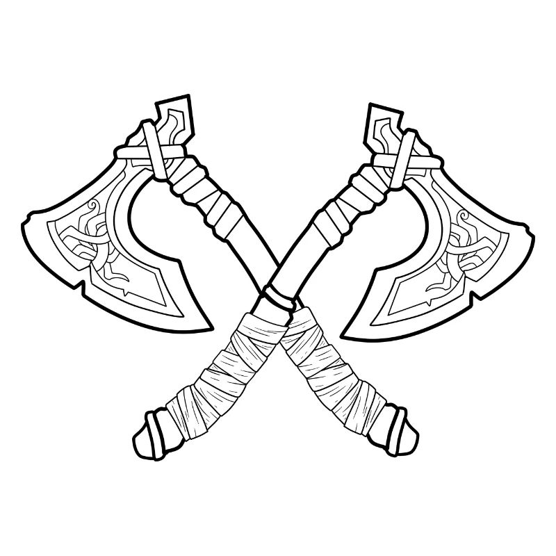 Crossed Axes Vikings