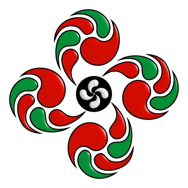 Baskisches Symbol, Lauburu