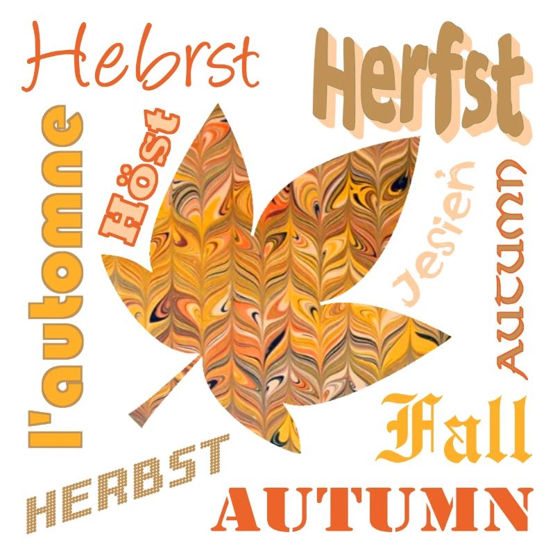 herbst schrift mit blatt e 266