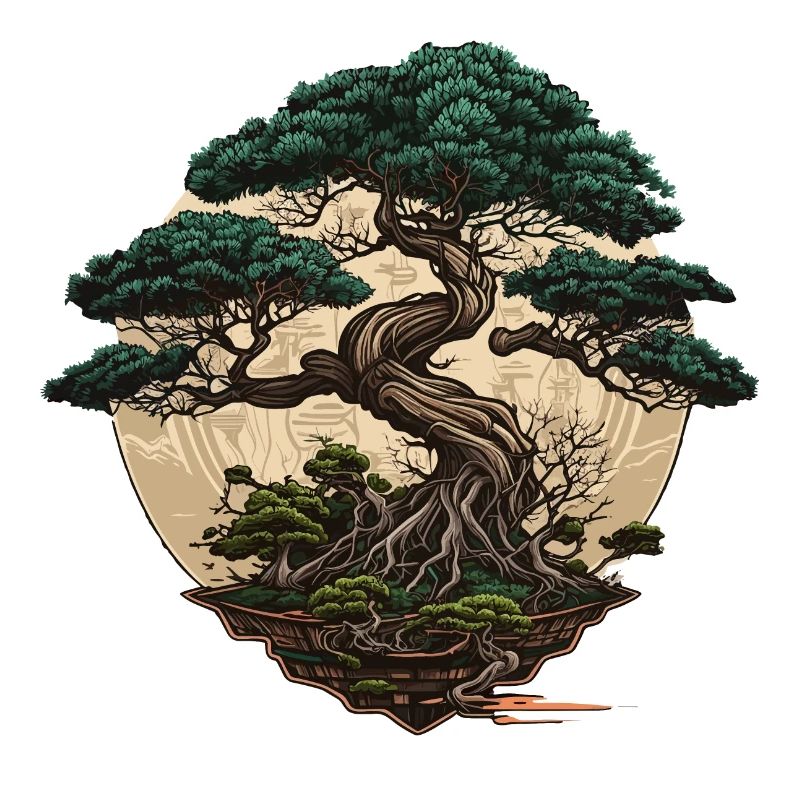 Twisted Bonsai Tree