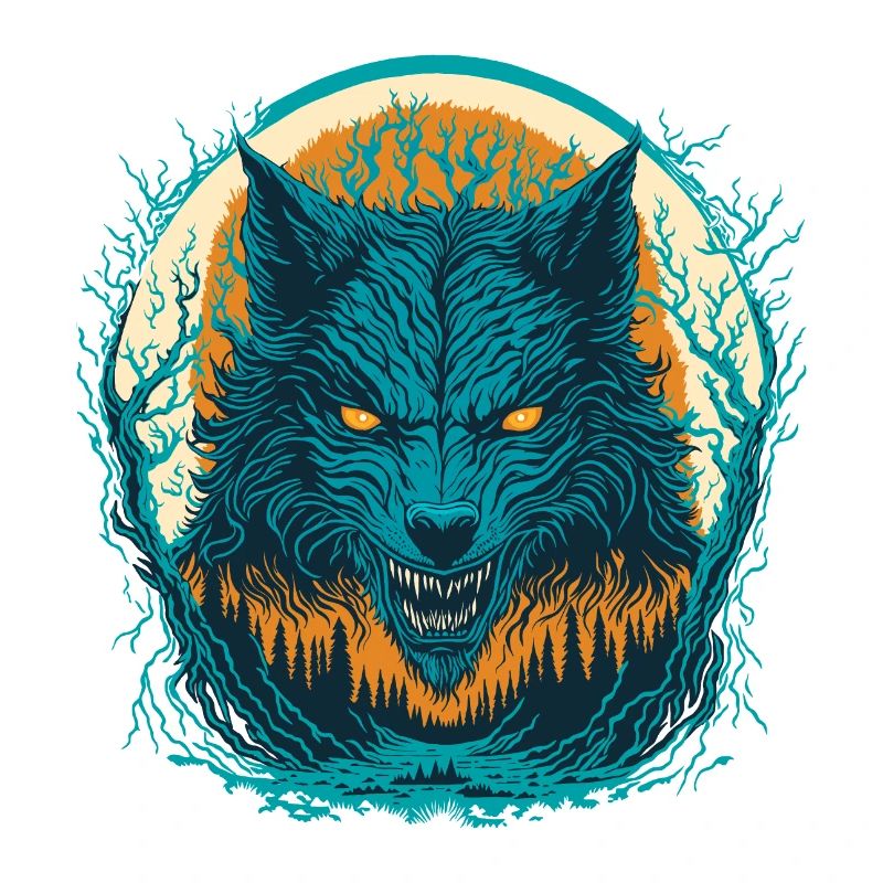 Lykanthrop Porträt - Werwolf