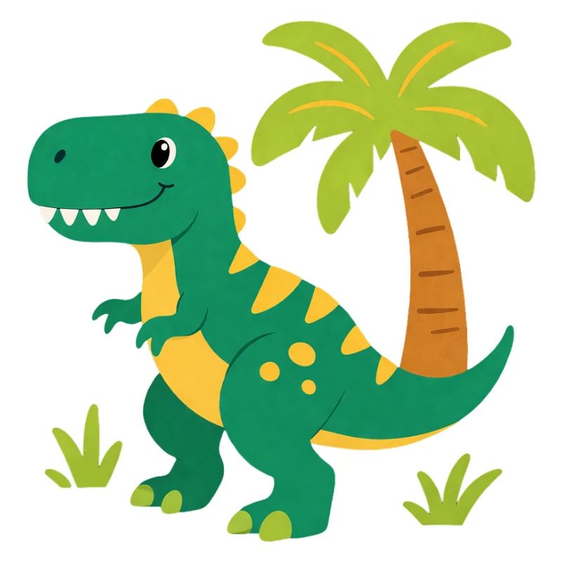 Aventure de Dino Palm Tree