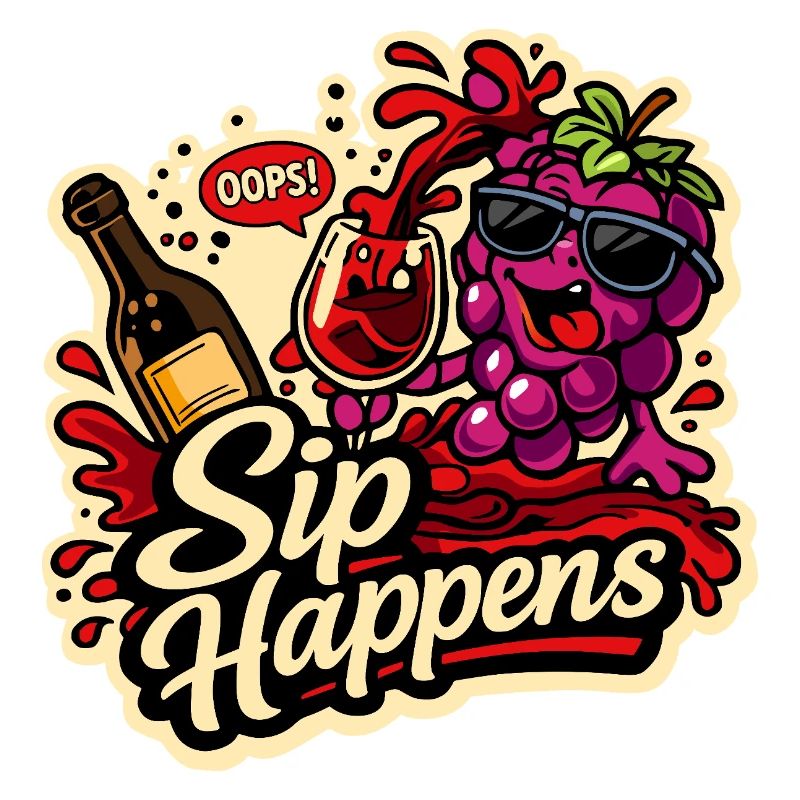 Sip Happens Grapes Comic