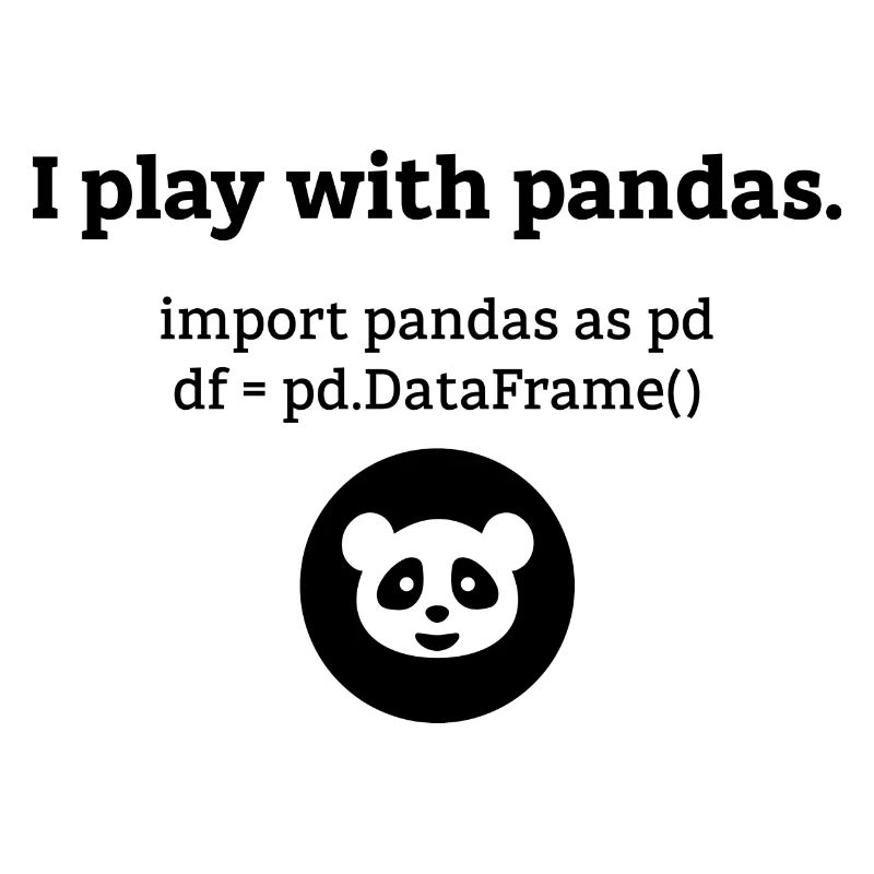 Pandas Datenwissenschaft Informatik Geschenk