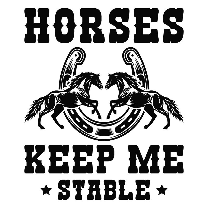 Les chevaux me gardent stable