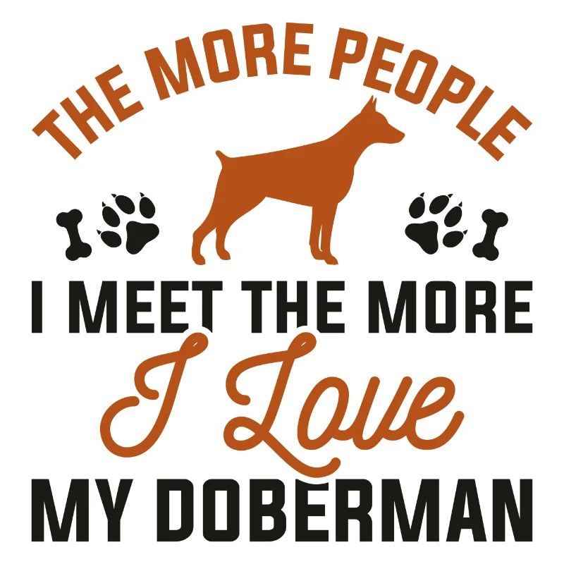 Plus je rencontre de gens, plus j’aime mon Doberman