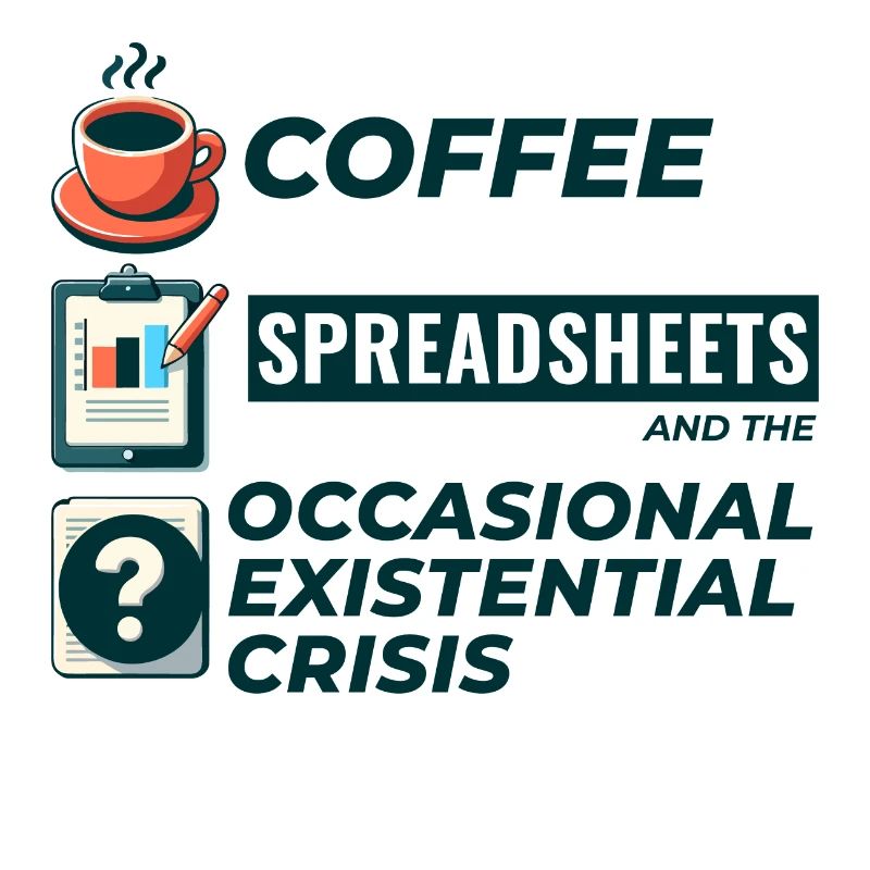 Accountant Bookkeeping Coffee Spreadsheets Funny