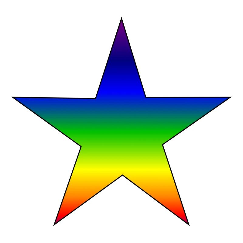 Rainbow star