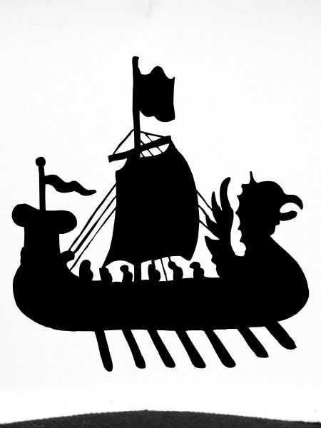 Wikingerboot Schiff Schattenbild