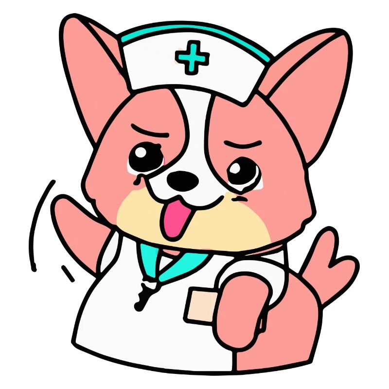 Corgi Krankenschwester Hund Welsh