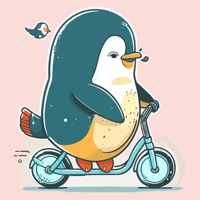 Der Pedalpinguin