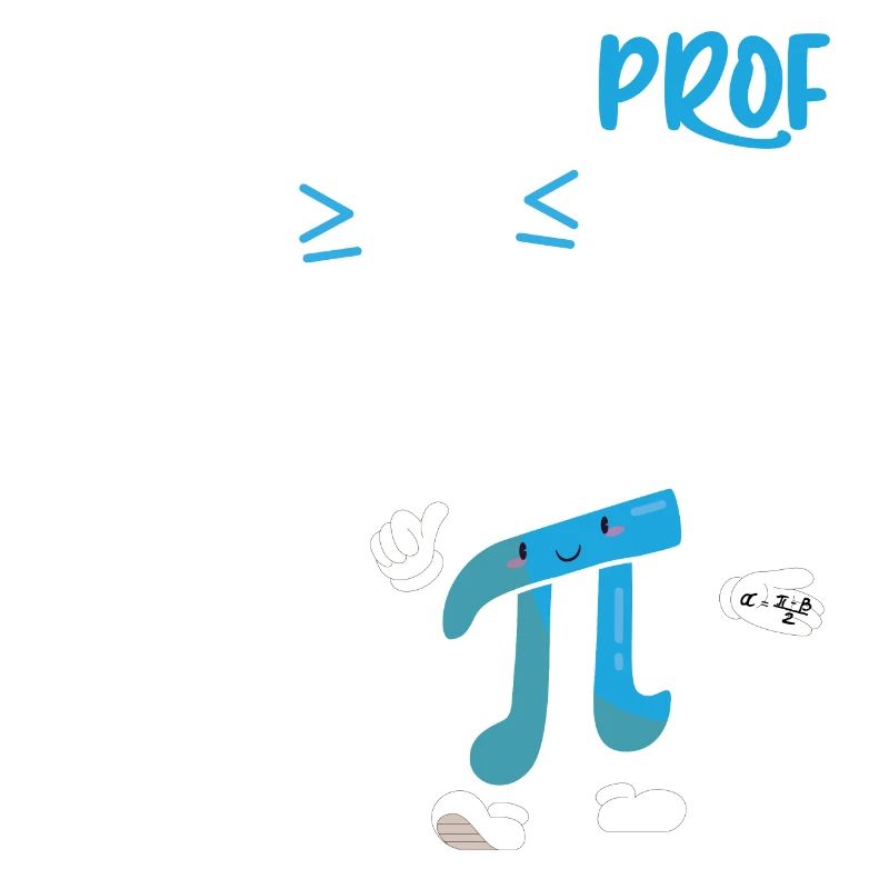 Prof de Maths Happy Cadeau Drôle Mathématicien