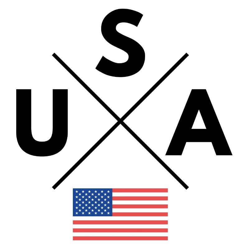 Croix du drapeau américain des États-Unis