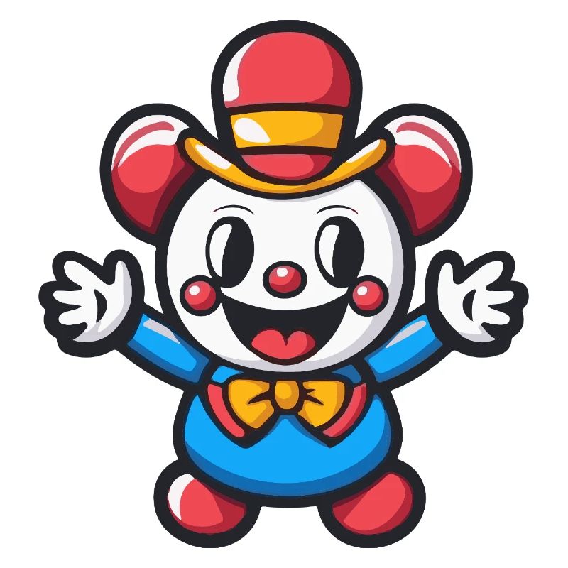 Halloween Clown Cute Comic